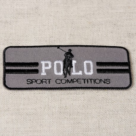 Applikation Polo - Grå/svart
