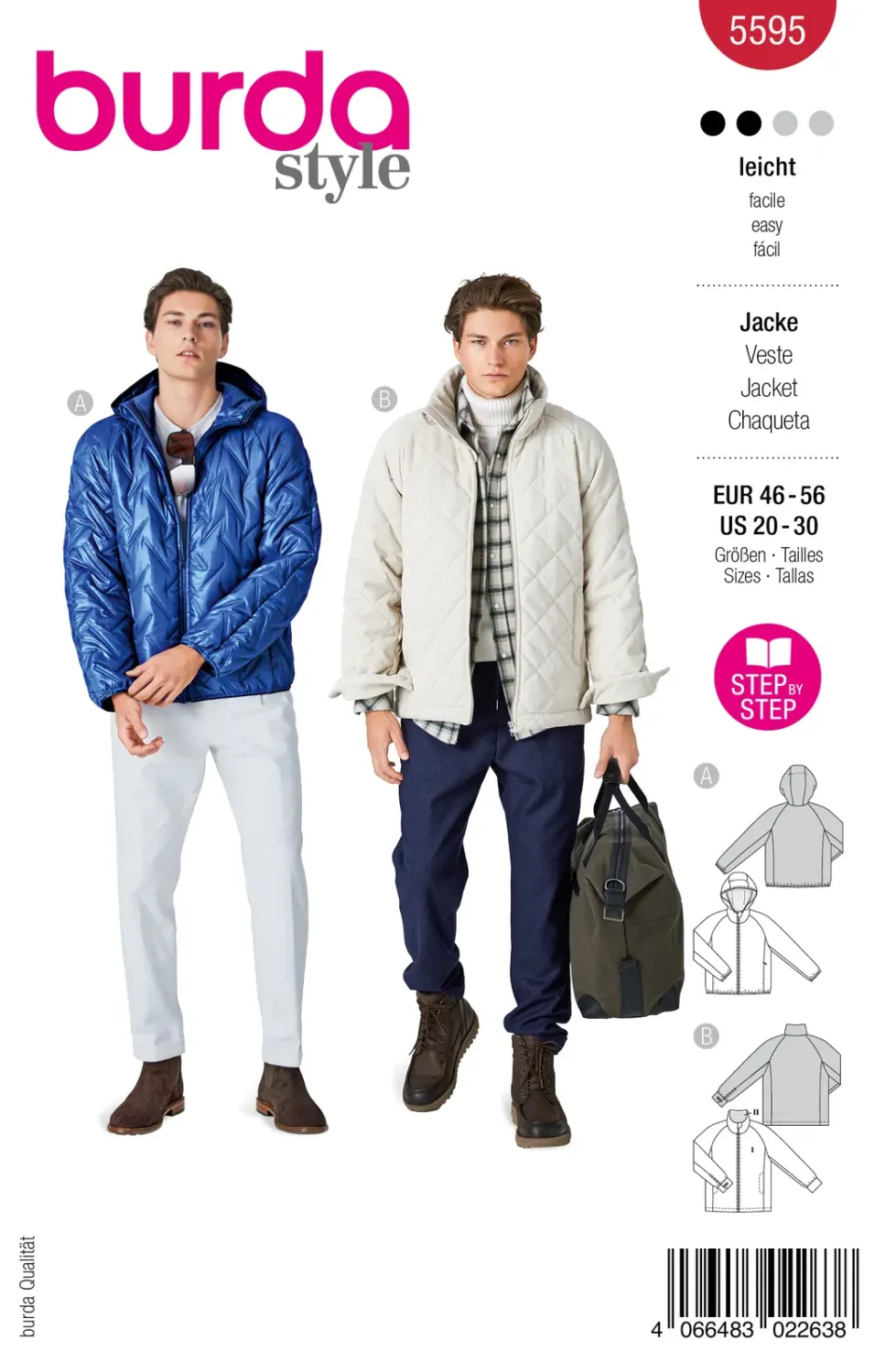 Burda 5595 | Jacka för herr