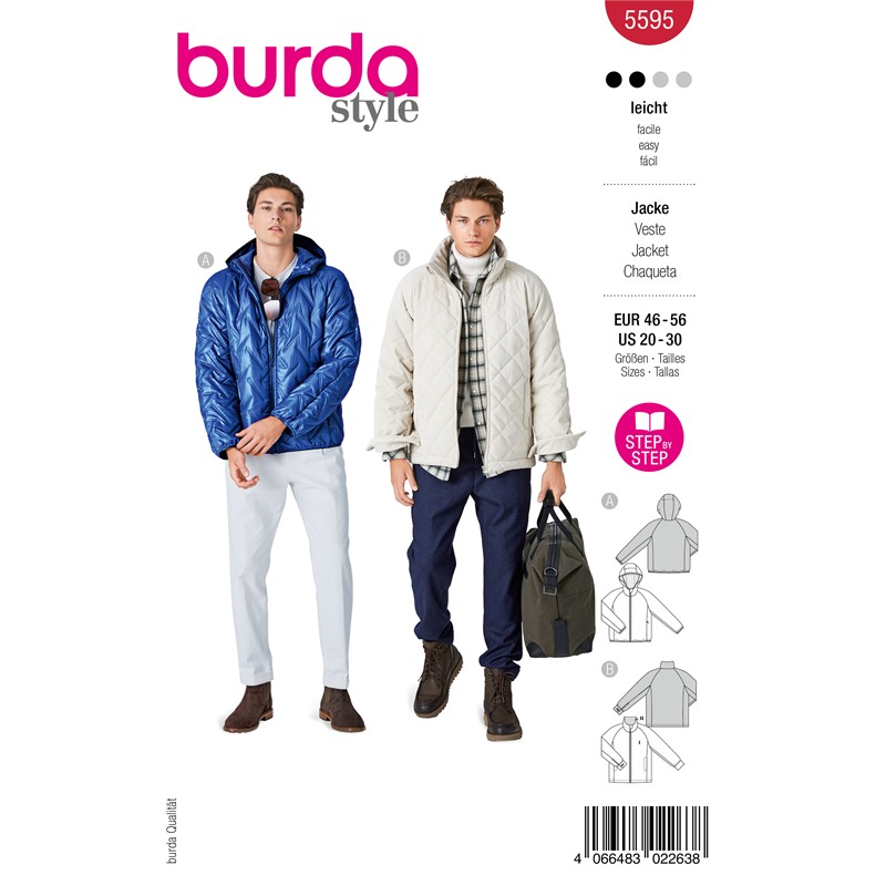 Burda 5595 | Jacka för herr
