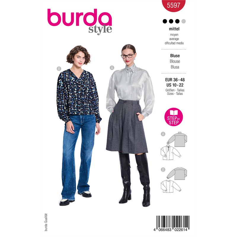 Burda 5597 | Blus