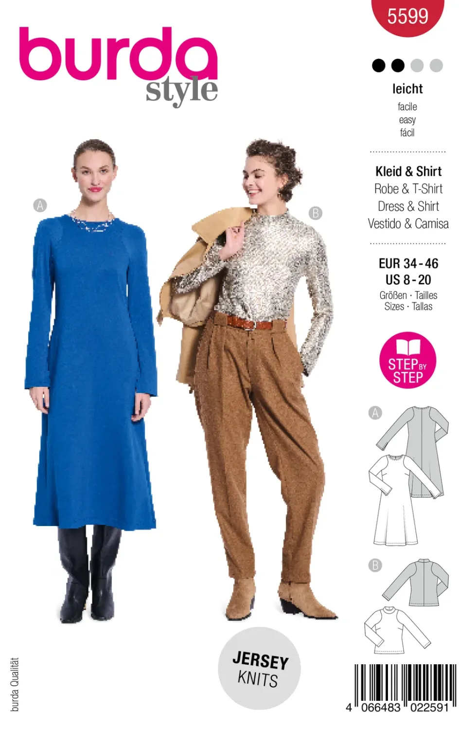 Burda 5599 | Klänning och tröja