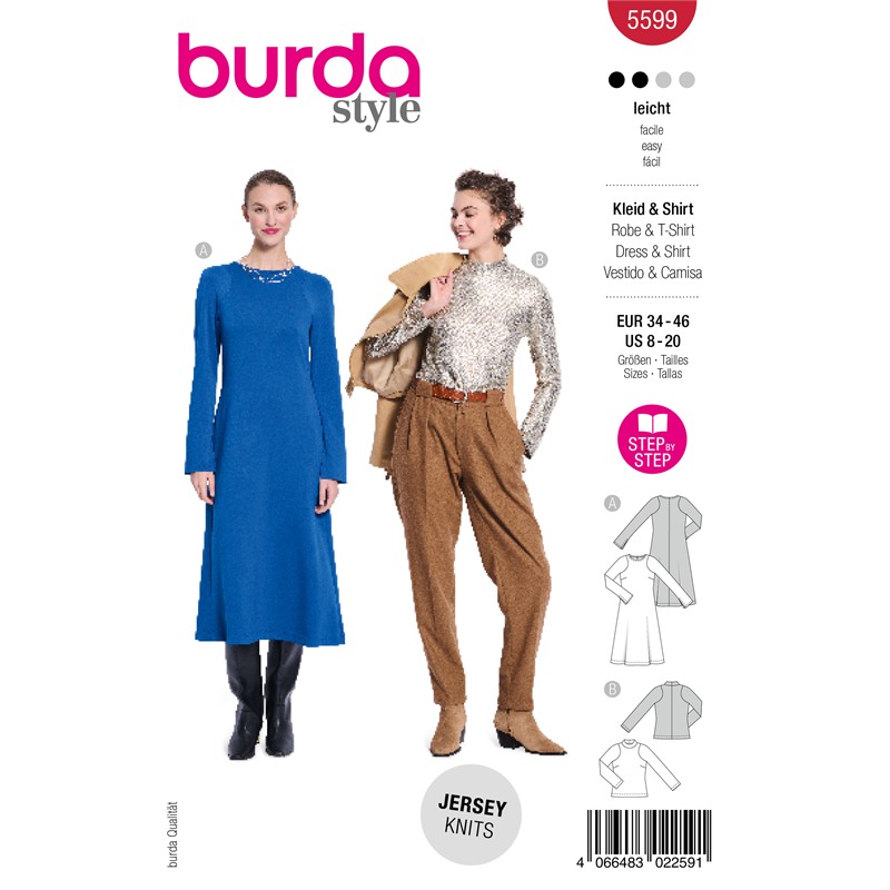 Burda 5599 | Klänning och tröja