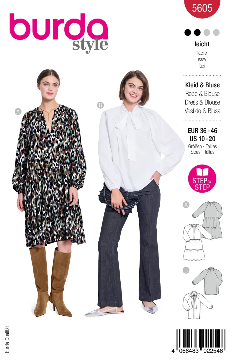 Burda 5605 | Klänning och blus