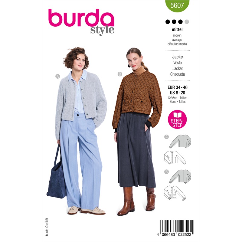 Burda 5607 | Kort jacka