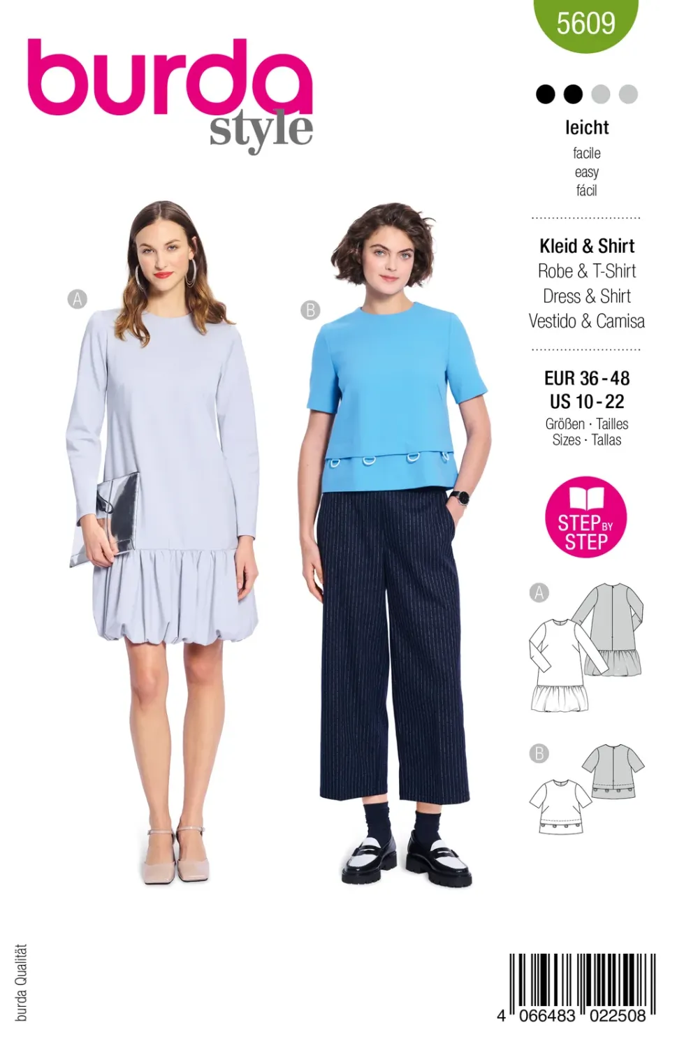 Burda 5609 | Klänning och tröja