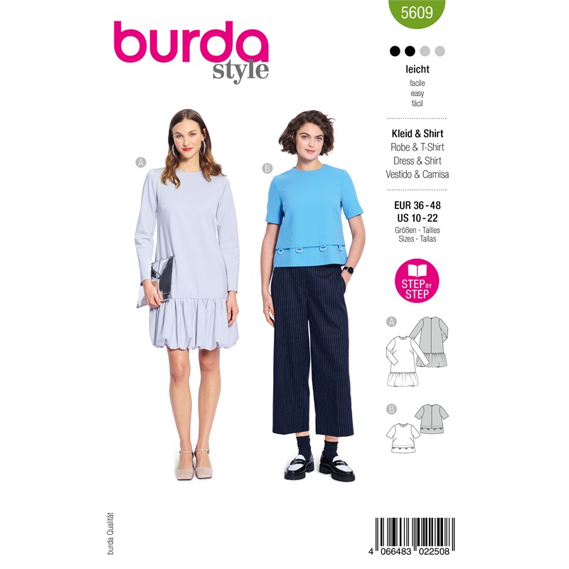 Burda 5609 | Klänning och tröja