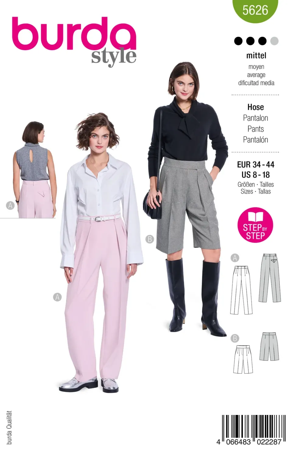 Burda 5626 | Byxa och shorts