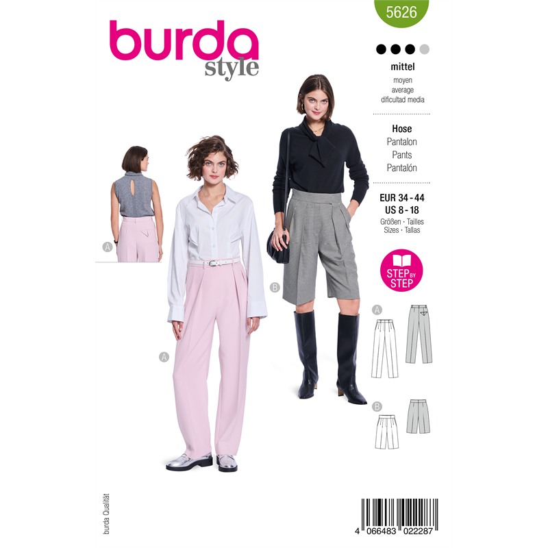 Burda 5626 | Byxa och shorts