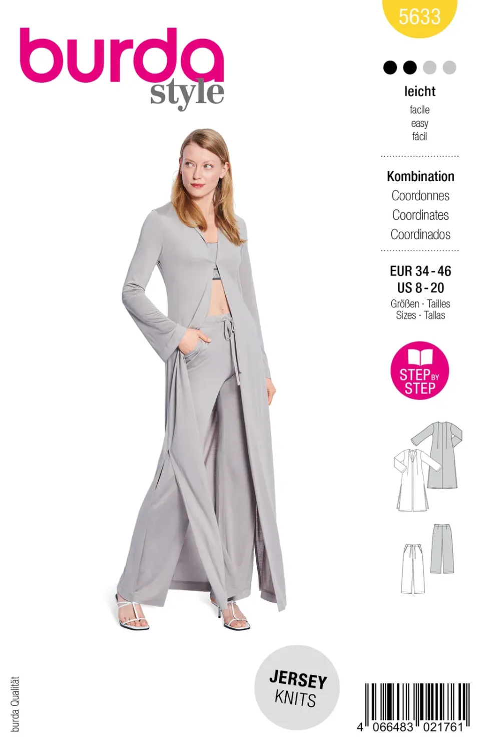 Burda Style 5633 – Kofta och byxor dam (34-46)