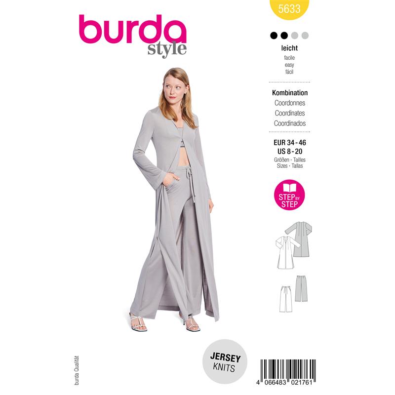 Burda Style 5633 – Kofta och byxor dam (34-46)