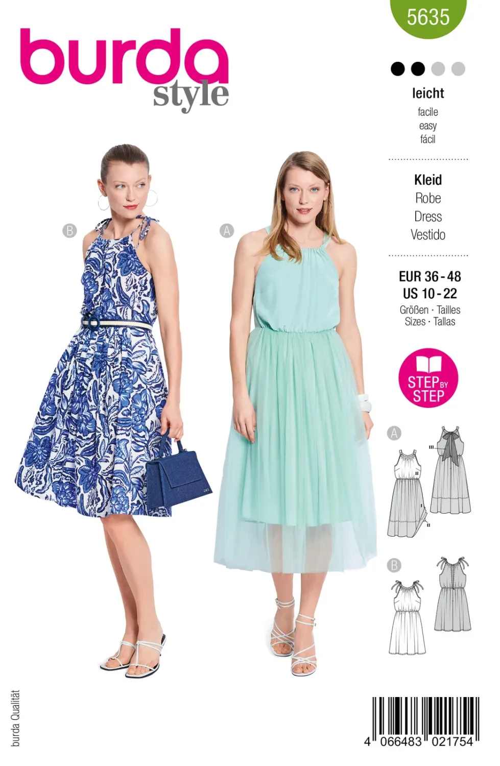 Burda Style 5635 – Klänning dam (36-48)