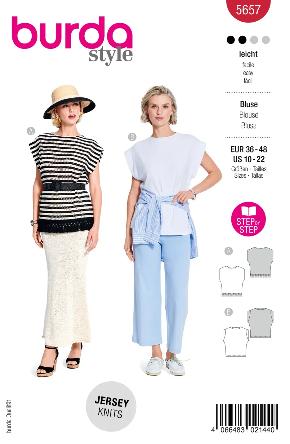 Burda Style 5657 – Top dam (36-48)