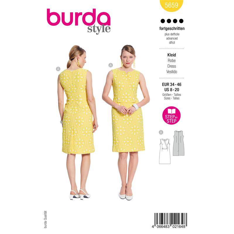 Burda Style 5659 – Klänning dam (34-46)