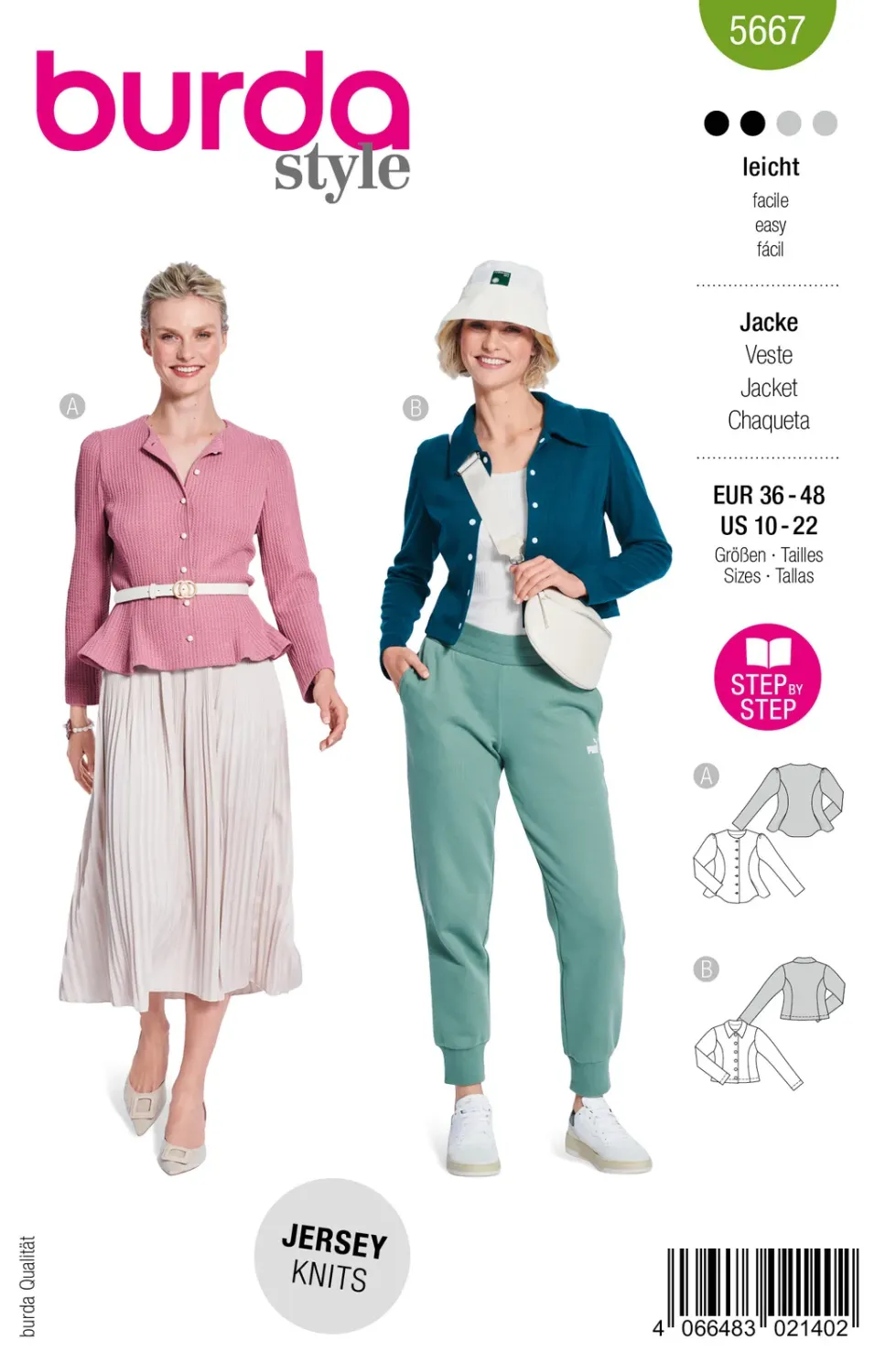 Burda Style 5667 – Kofta dam (36-48)