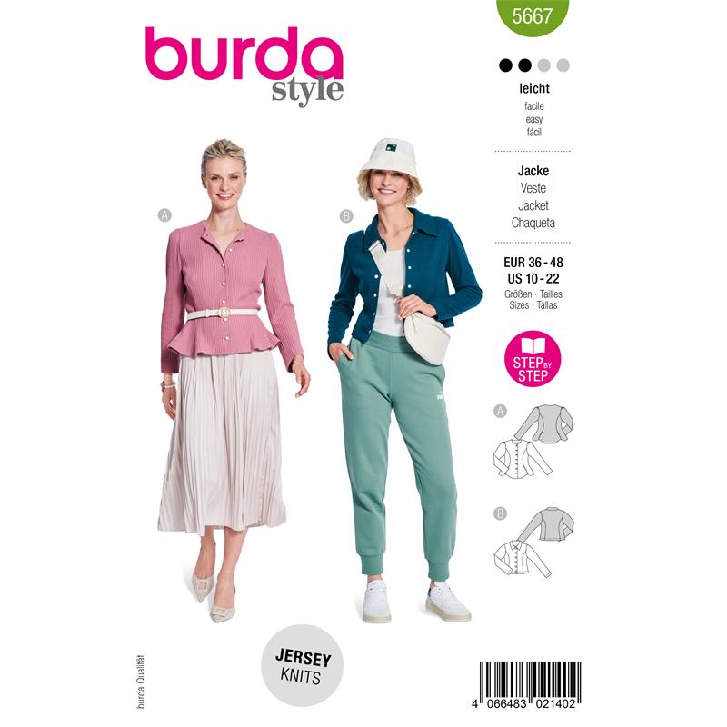 Burda Style 5667 – Kofta dam (36-48)