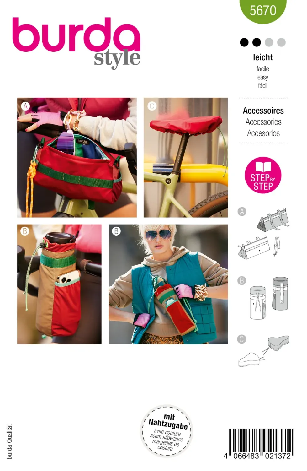 Burda Style 5670 – Cykelaccessoarer
