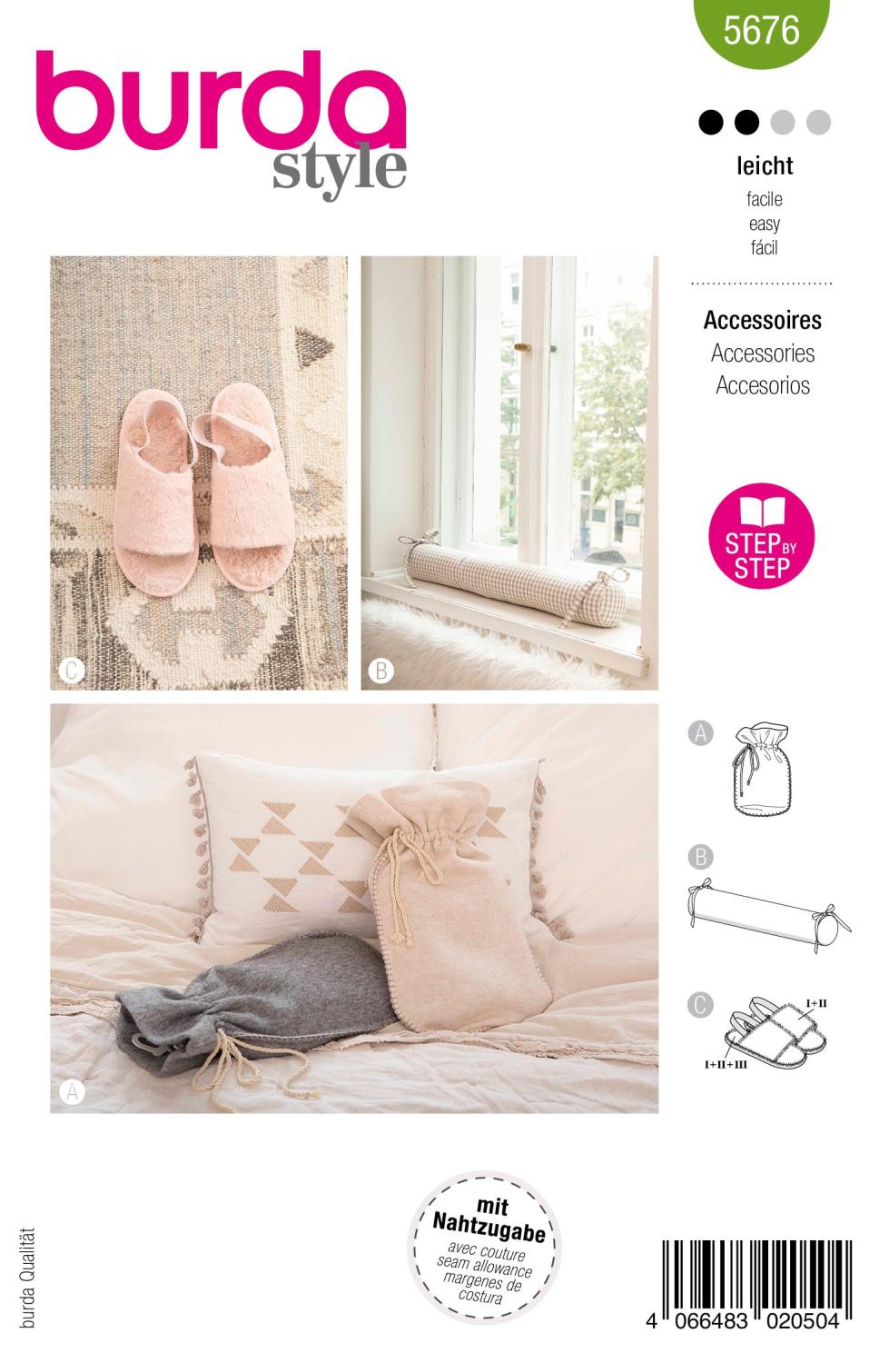 Burda 5676 - Accessoarer