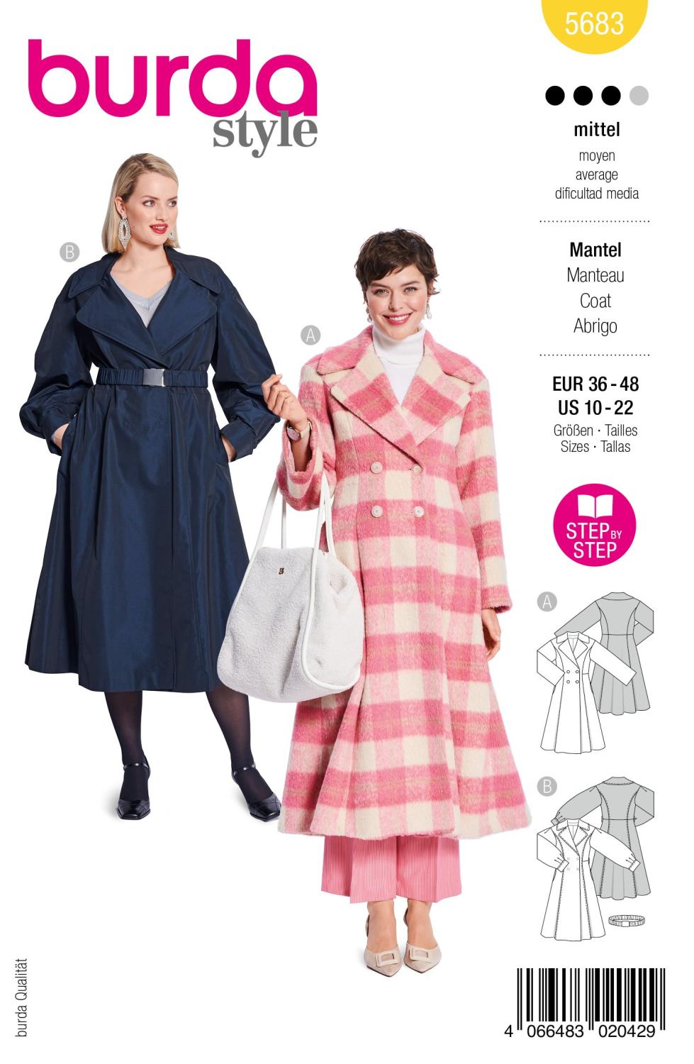 Burda 5683 - Kappor
