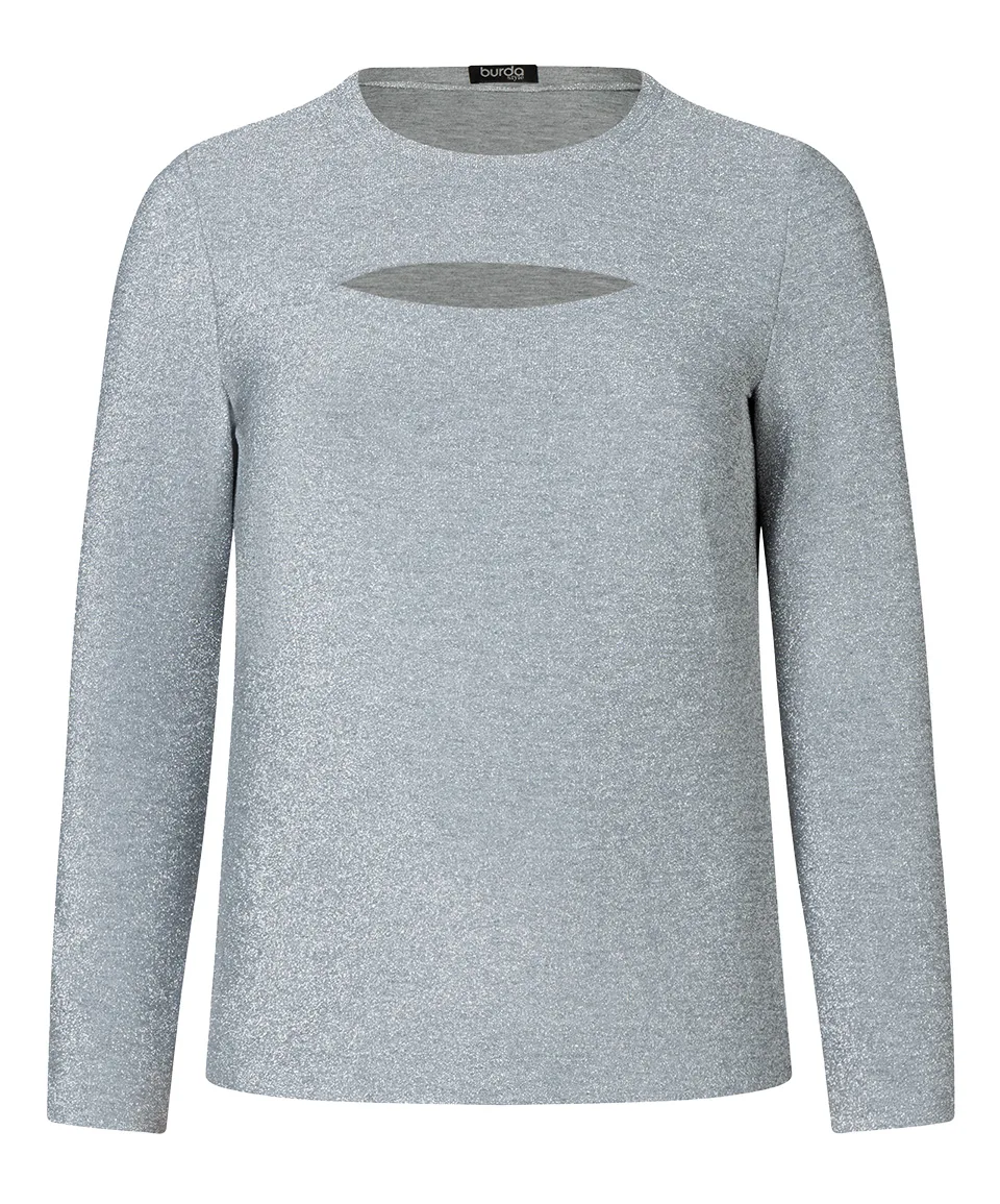 Burda 5717 långärmad tröja dam, stl 36-48