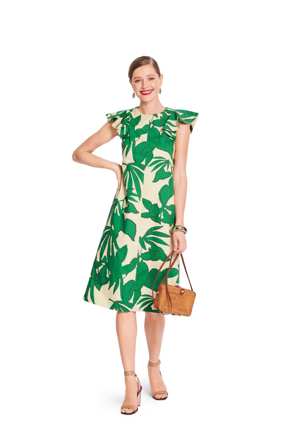 Burda 5719 Klänning med couture-ärmar