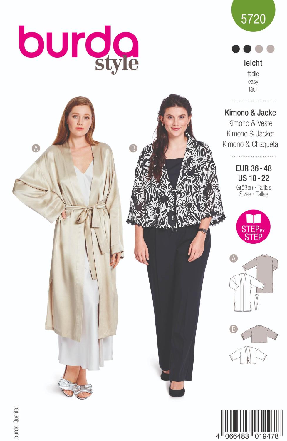 Burda 5720 Kimono och jacka