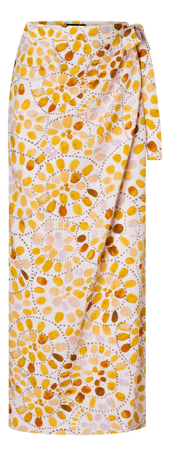 Burda 5725 Kjol med sari-stil