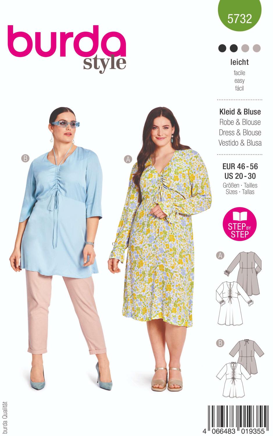 Burda 5732 Klänning