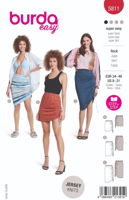Burda Mönster 5811 - Kjol