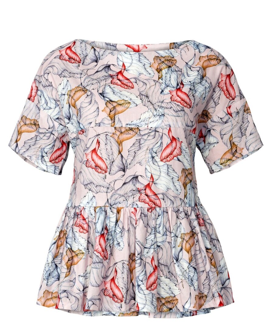 Burda Mönster 5856 - Blus