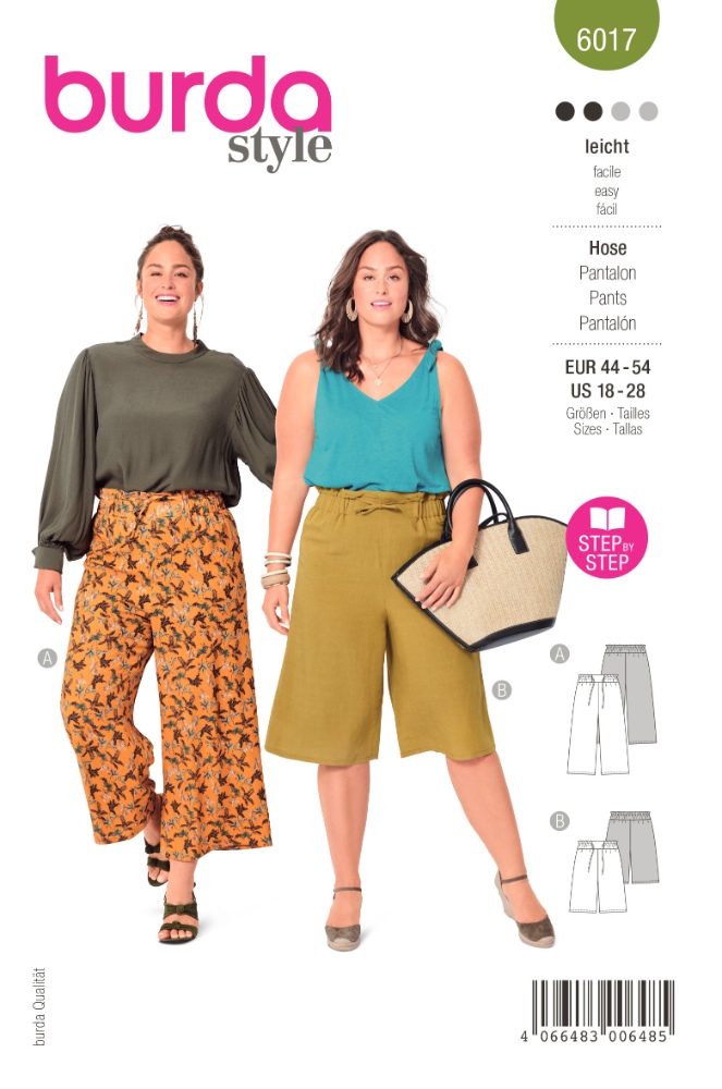 Burda Mönster 6017 - Byxor