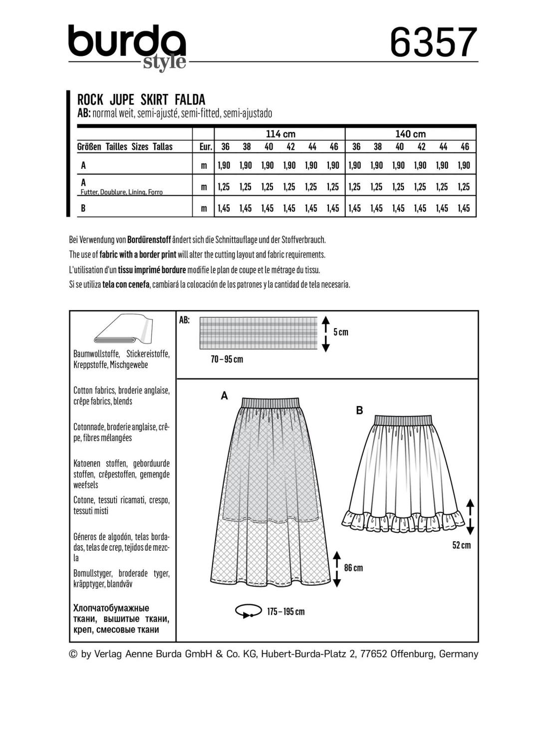 Burda 6357