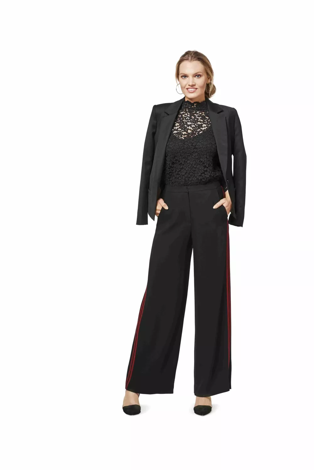 Burda 6470 vida byxor, dam
