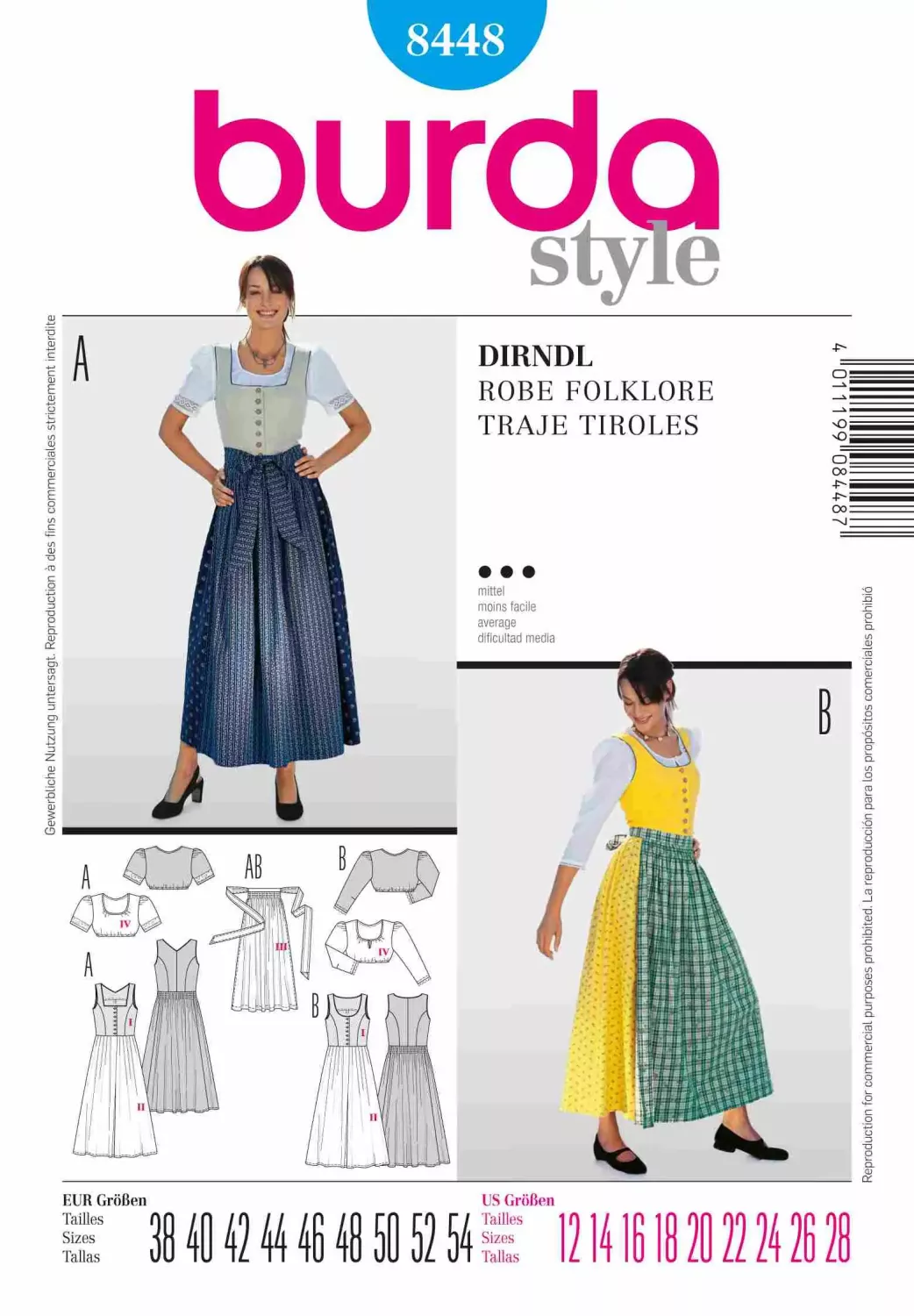 Burda Style 8448 Dirndl