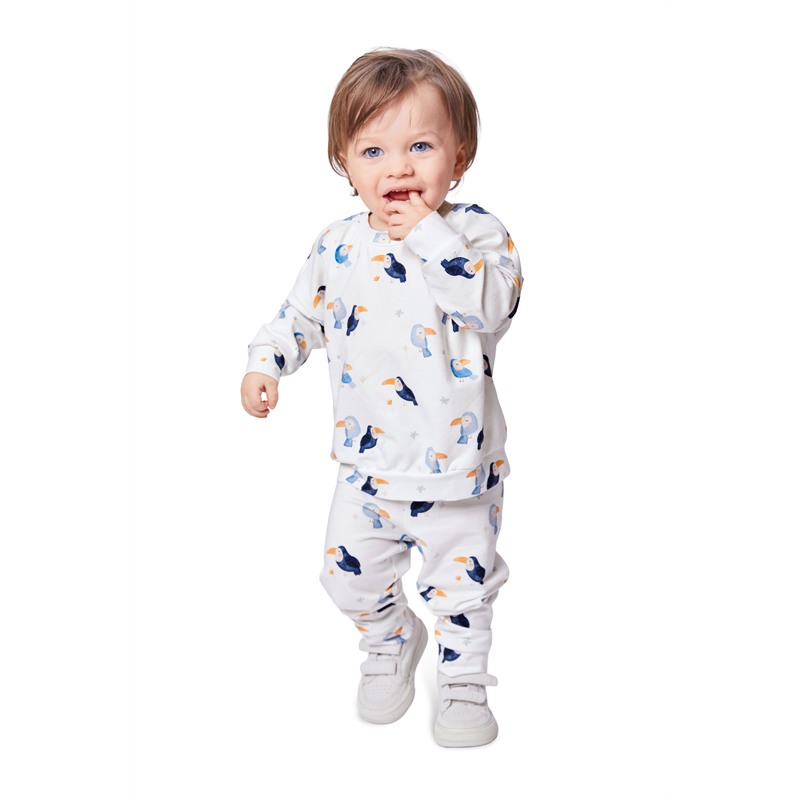 Burda 9186 | Tröja, byxa och shorts för baby