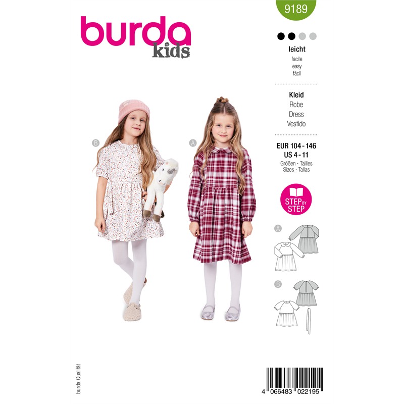 Burda 9189 | Klänning för barn