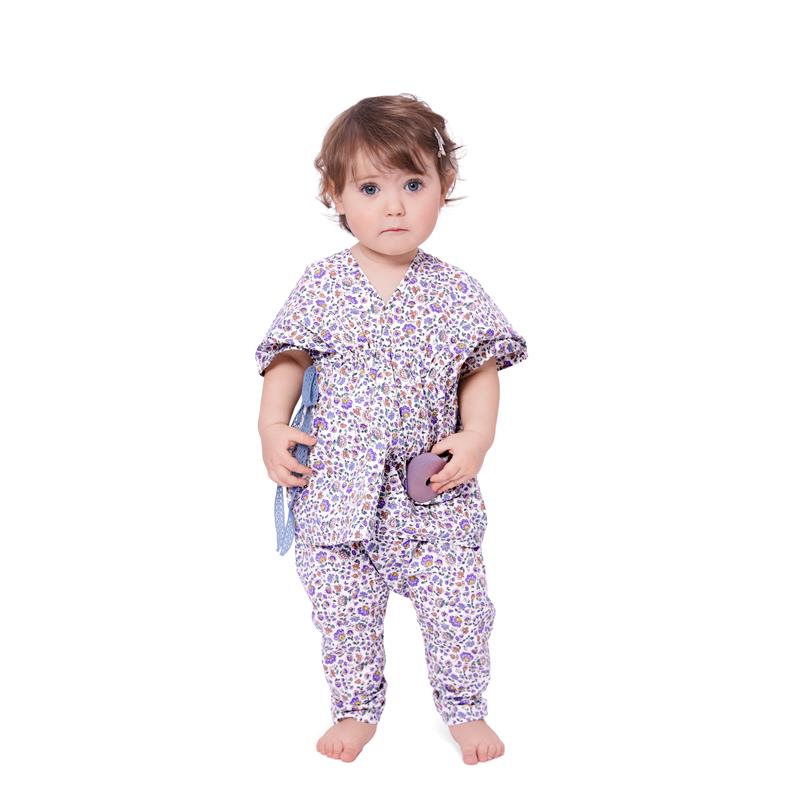 Burda 9191 – Omlottblus och byxor baby/småbarn (56–98)