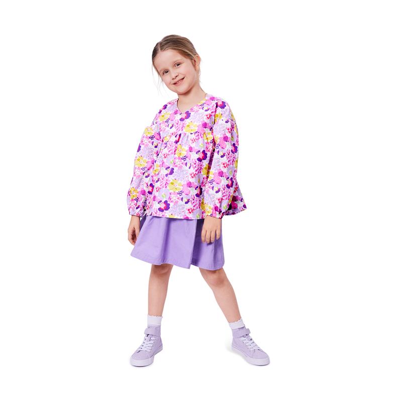 Burda 9195 – Blus flicka (104–146)