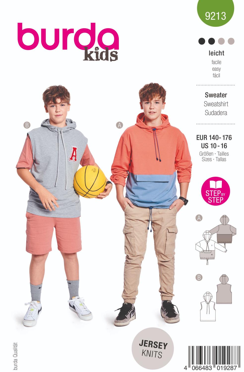 Burda 9213 Hoodie