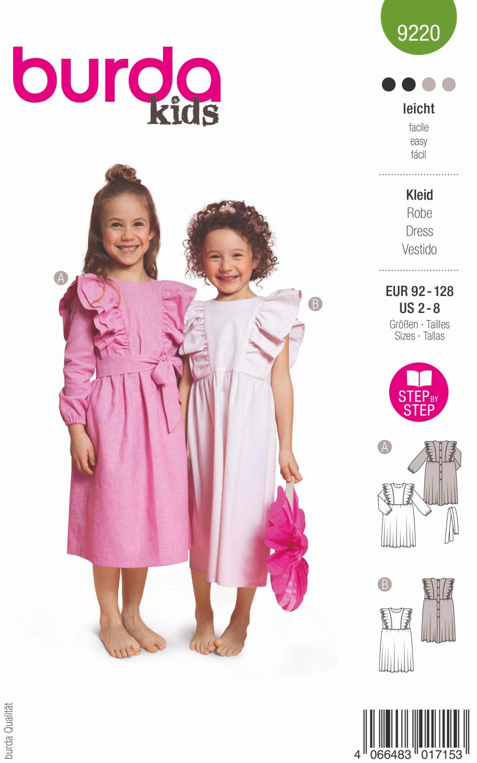 Burda Mönster 9220 - Klänning