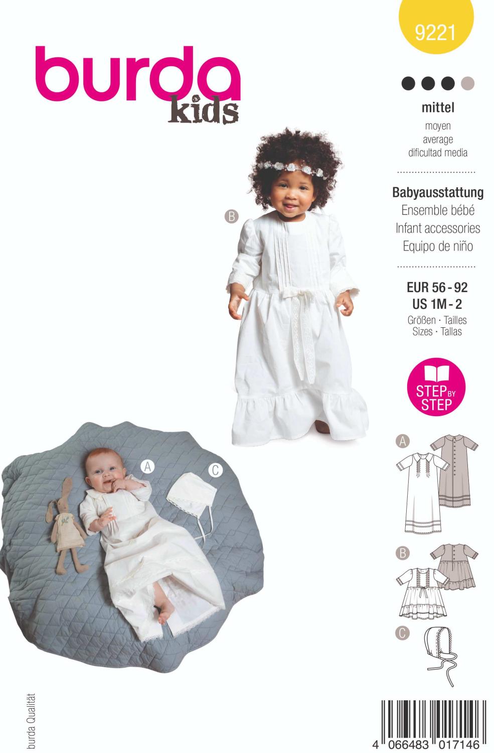 Burda Mönster 9221 - För bebisar