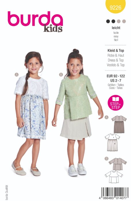 Burda Mönster 9226 - Klänning