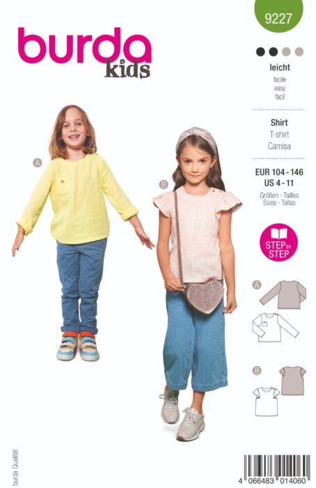 Burda Mönster 9227 - Skjorta