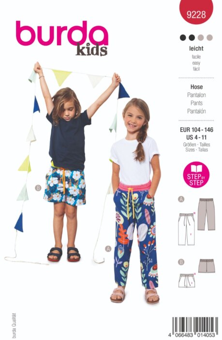 Burda Mönster 9228 - Byxor