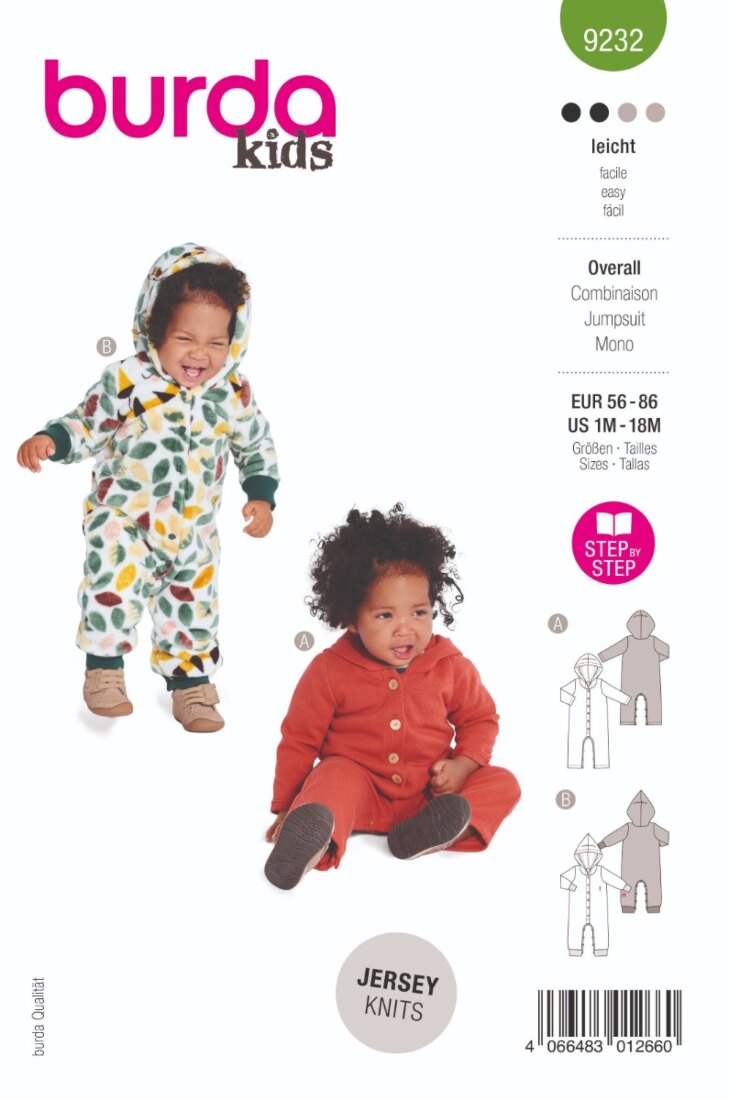 Burda Mönster 9232 - Jumpsuit