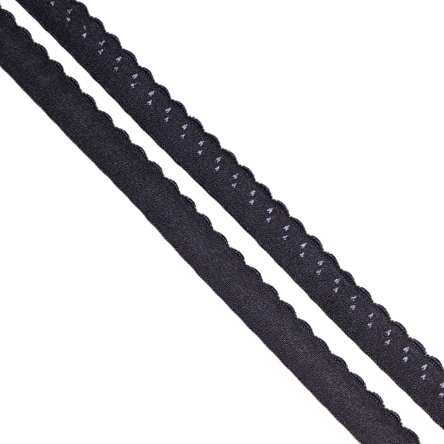 Vikresår med dekorkant 11mm x 3m