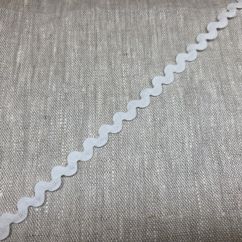 zigzagband 12mm vit'