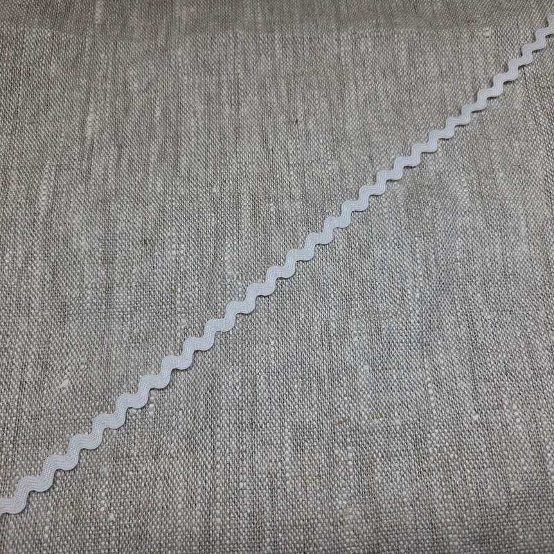 Zigzagband 7mm vit'