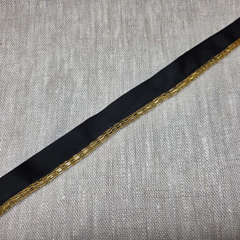 Passpoalband 4mm Guldkedja'