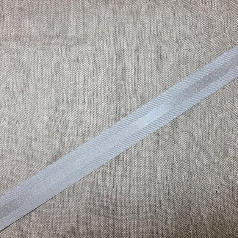 Dekorband vitt rips 25mm'