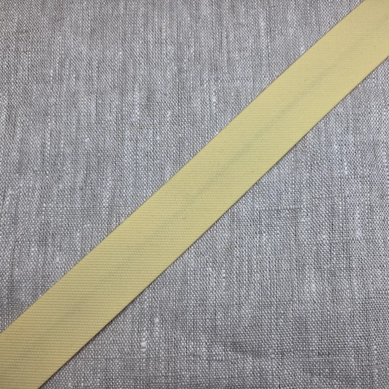 Skråband 30mm gul polyester/bomull'
